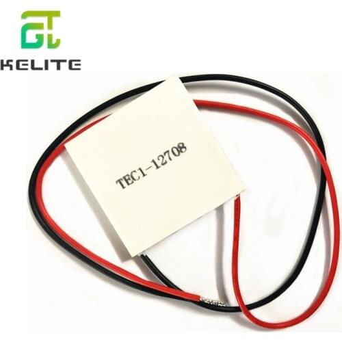 TEC1-12708 DC 12V 8A TEC Thermoelectric Cooler Peltier TEC1 12708 40*40M Peltier Elemente Module Heatsink Cooling Plate
