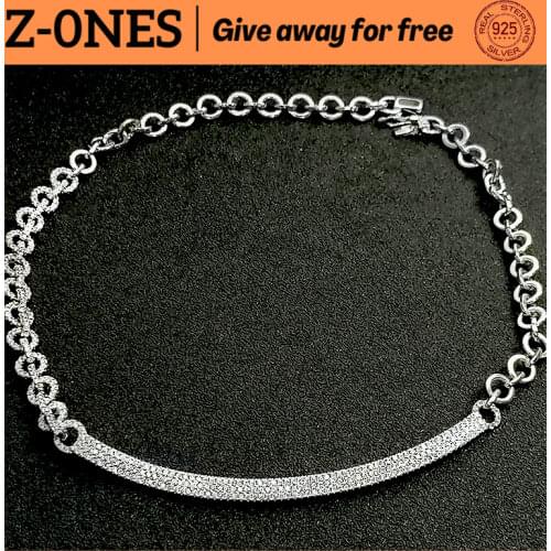 925 Sterling Silver Necklace Smile Adjustable Necklace Inlaid with Zircon Luxury Brand High Quality Monaco Ladies Fashion Jewelr