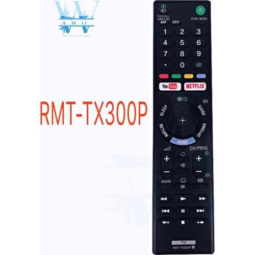 100% New remote control RMT-TX300P for Sony BRAVIA TV YOUTUBE / NETFLIX KDL-40W660E KDL-32W660E KD-55X7000F KD-43X7000F