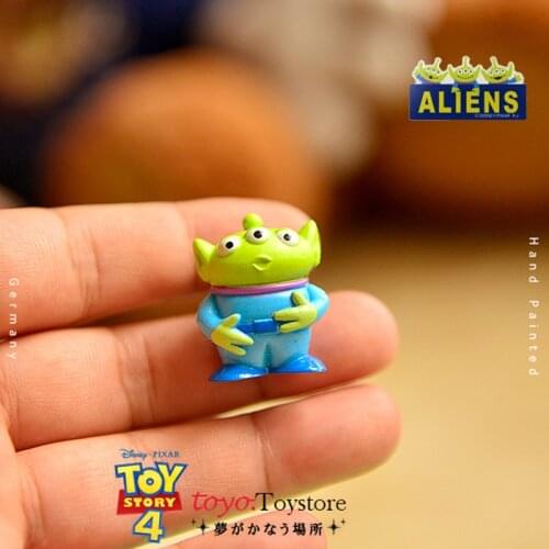 36PCS 3cm High quality Disney Toy Story three eyed astronaut three eyed monster tabletop ornament small pen cap