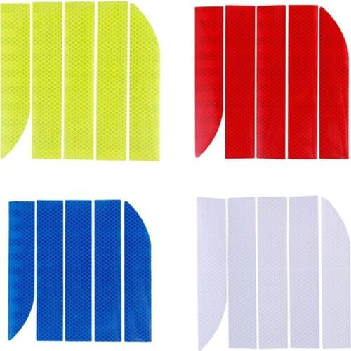 5 Colors Car Reflective Sticker Auto Trunk Warning Sticker Strip Nano Tape for Driving Safety Anti-collision Car-styling