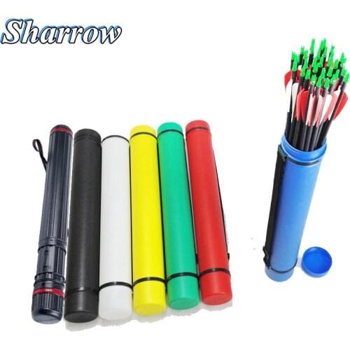 7models Multifunction Archery Tool Bow Arrow Quiver Tube Back Shoulder Case Bag Crossbow Hunting Compound Hunting Accessories