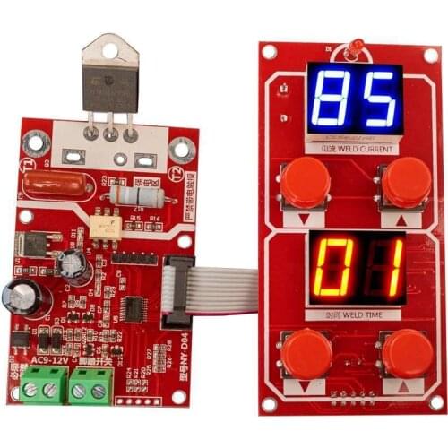 Dykb 100A/40A Digital Single Pulse Spot Welder Welding Machine Transformer Controller Board Time Control
