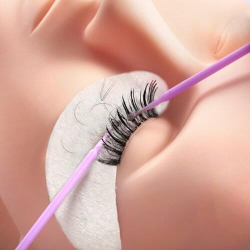 100pcs Make-up Brushes Synthetic Durable Micro Disposable Eyelash Extension Individual Applicators Mascara Brush For