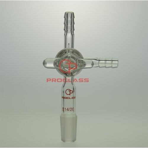 Laboratory Adapters,Three way,Glass Stopcock,14/20