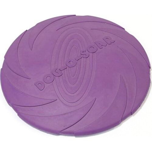 2020 OutDoor Pet Toys New Large Dog Flying Discs Trainning Puppy Toy Rubber Fetch Flying Disc 15cm 18cm 22cm