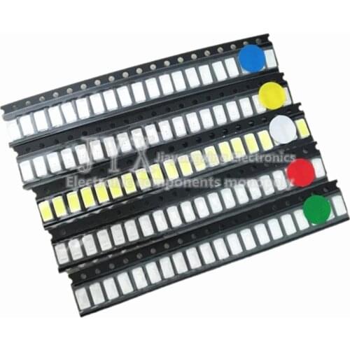 5 colors x 20pcs=100pcs SMD 5730 5630 LED Diode Assortment KIT LED Diode Kit Green / RED / White / Blue / Yellow