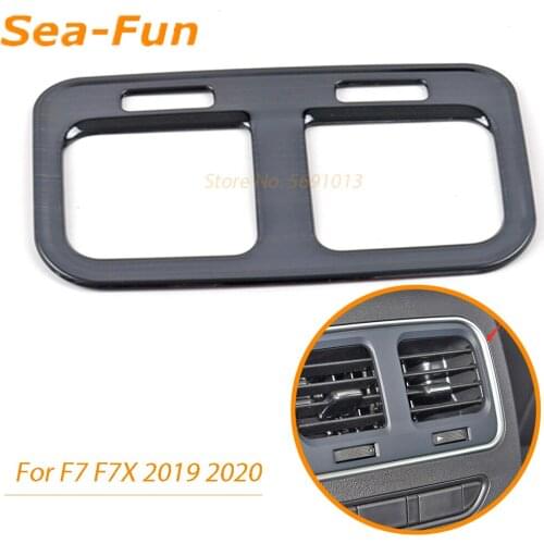For Haval F7 F7X 2019 2020 Armrest Rear Seat Air Conditioner Outlet Vent Trim Cover Panel Frame Interior Car Styling Accessories
