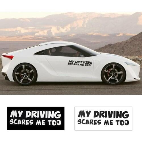 Funny Letter Car Truck SUV Sticker Adhesive Decal PET Decoration High Quality KK Vinyl Cover Scratches Waterproof PVC