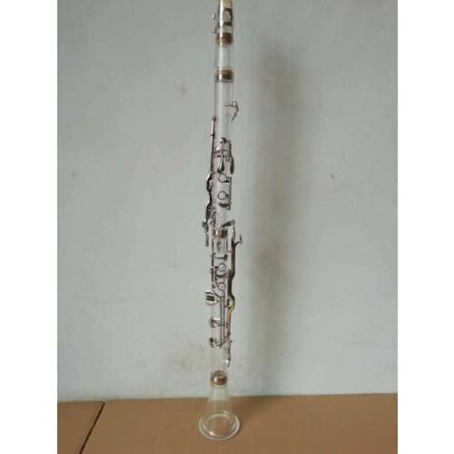 2019 New Clarinet with Cases G Tone 18 Keys Plexiglass Nickel Plating Good Sound