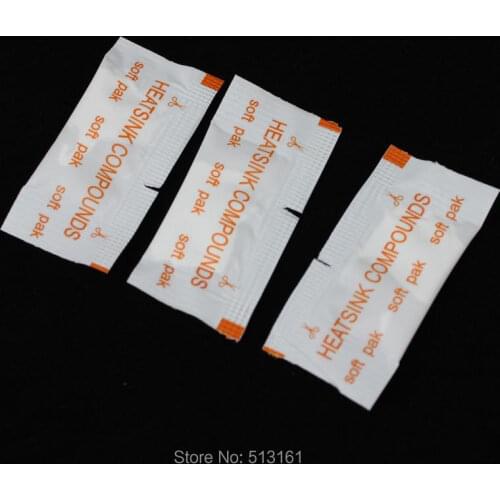 Wholesale 200pcs white Heatsink Compound Thermal Paste Grease For PC