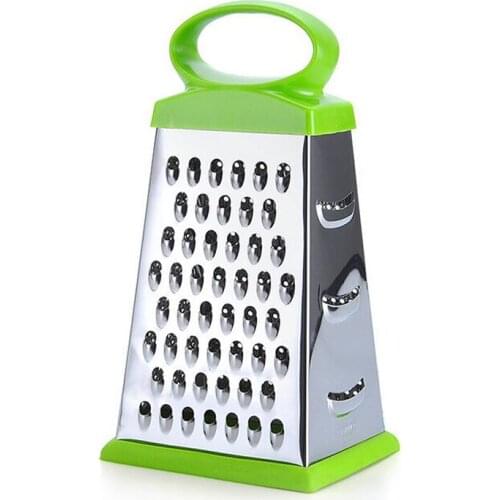 Handheld Multi-functional Grater Stainless Steel Four-side Grater for Cheese Garlic Ginger Vegetable Slicer Kitchen Fruit Tools