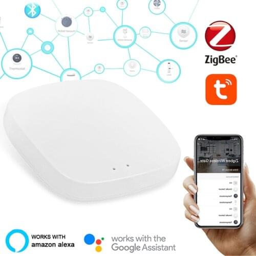 16A Tuya ZigBee3.0 ZigBee Smart Wireless Mini Gateway Bridge Smart Life APP USB Gateway Hub Smart Home Control Alexa Google Home