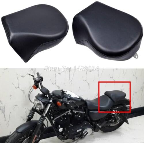Motorcycle Rear Bench Rear Pillion Passenger Seat Fits For Harley Sportster XL883L 883C 883N 2007-2013
