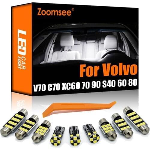 Zoomsee For Volvo V70 V50 V60 XC60 70 90 C30 C70 S40 S60 S70 S80 S90 Canbus Vehicle LED Interior Indoor Dome Reading Light Kit