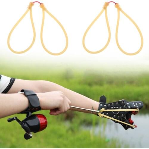 1/2 PCs Slingshot Rubber Band for Fishing Hunting Natural Rubber Latex Tube Outdoor Sport 1745 Elastic Band Catapult