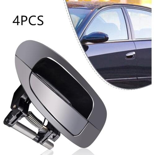 4pc Door Handle Set NI1310123 Fit for Nissan Altima 2002-2006 NI1310123 Black Exterior Front Rear 826068J009