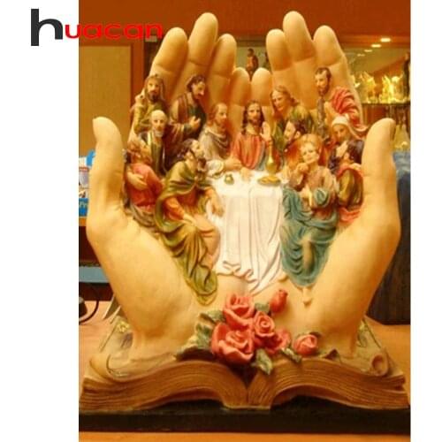 Huacan Diamond Mosaic Embroidery Book Hand 5D Diamond Painting New Arrivals Portrait Needlework Craft Decoration For Home
