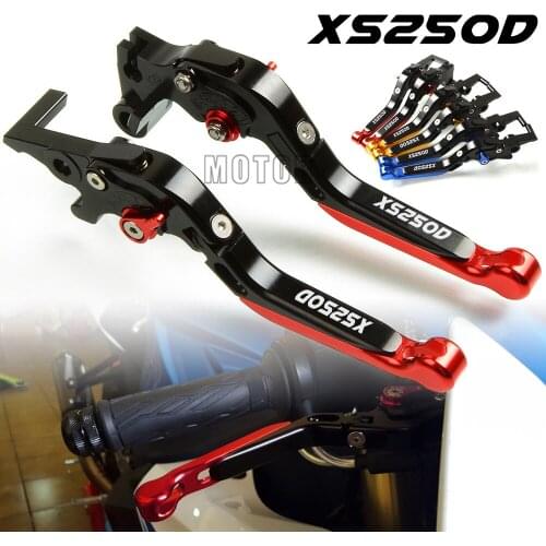 For Yamaha XS250D/XS250E 1978 1979 1980 Motorcycle CNC Aluminum Brake Clutch Levers Adjustable Folding Extendable XS 250D/250E
