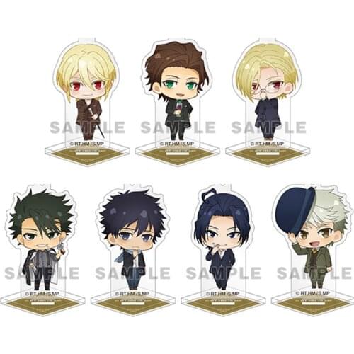 Anime MORIARTY THE PATRIOT William James Moriarty Acrylic Stand Figure Model Plate Display Tabletop Decor Q Version Cartoon Cute