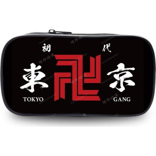 Anime Tokyo Revengers Cosplay Bag Pencil Case Mikey Draken Sano Manjiro Ryuguji Ken Kids Waterproof Pencil Case Children Gifts