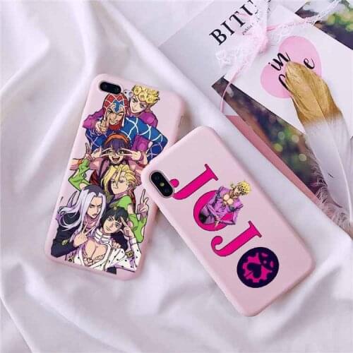 JOJO’S BIZARRE ADVENTURE OVER HEAVEN JoJo Anime phone accessories Case Cover Shell For iPhone XR XS MAX X 8 7 Plus 6 5S 11 Pro