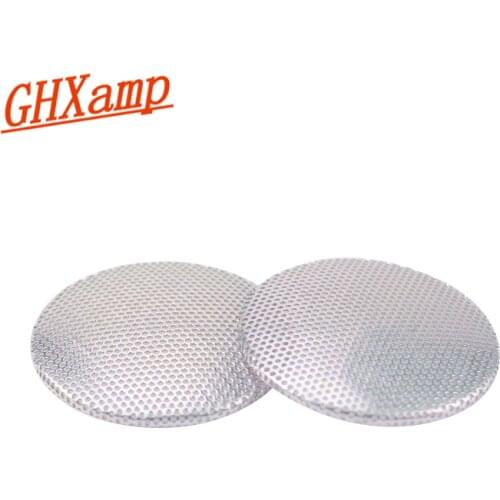 Ghxamp 50mm Headphone Speaker Cover Headset Horn Protection Cover Mesh Metal Grill Repair Parts For Headphone Speaker 2pcs