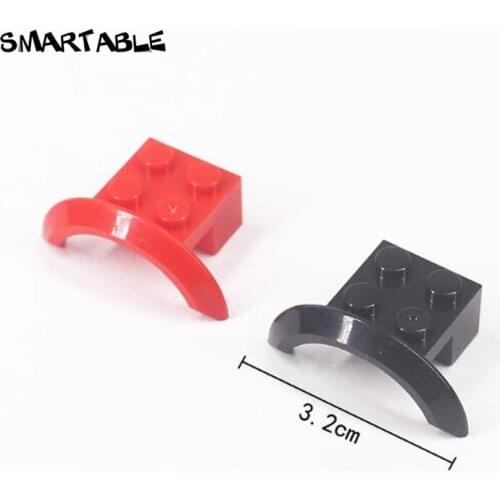 Smartable Brick 2x4x1 with Wheel Arch Building Blocks Brick MOC Parts Toys For Kids Compatible Major Brands 98282 40pcs/Lot