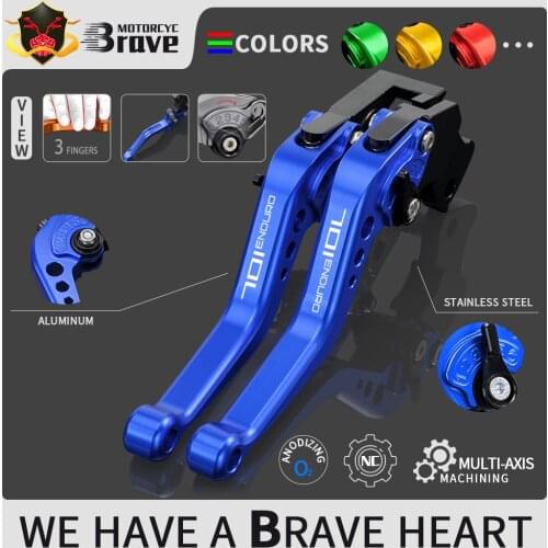 Logo 701Enduro For Husqvarna 701 SUPERMOTO/ENDURO 2017 2018 2019 2020 Aluminum Adjustable Motorcycle Brake Clutch Lever CNC