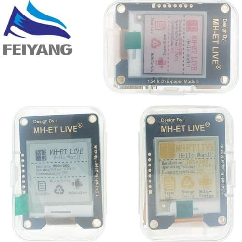 MH-ET LIVE 1.54 Inch Epaper Module E-paper E-Ink EInk Display Screen SPI Support Global/Part For Arduino STM raspberry pi ESP32