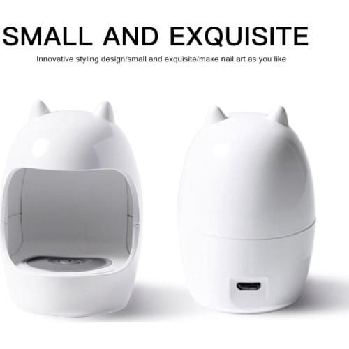 3W Mini Nail Art Egg Lamp Small Portable Single Finger Nail Lamp Household Quick-drying Phototherapy Machine Roasted Nail Lamp