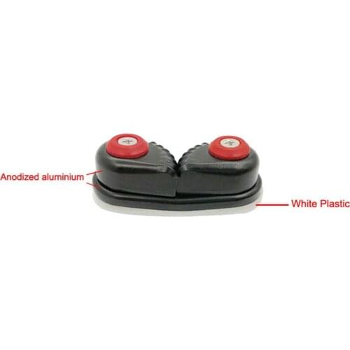 Marine Accessories Black Anodized Aluminium Cam Cleat Boat Cam Cleats Matic Fairlead Marine Sailing Sailboat Kayak Canoe Dinghy