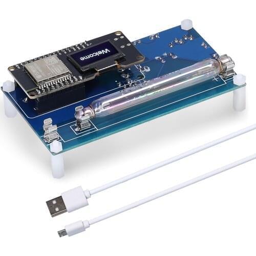 IOT-GM-v1.1 IOT Open-source Geiger Counter OLED Nuclear Radiation Detector Set Marble-tile Tester Iodine 131 Radiation Monitor