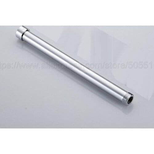 Shower Set Extend Pipe 320mm Chrome Extension Tube Bar Shower Holder Arm (G3/4" connection) Bathroom Accessory zba705