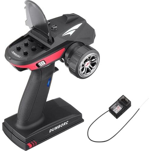 DumboRC X6A/X6/X5/X4 2.4G 6CH Transmitter Radio System with X6F/X6FG Receiver For RC Car Boat Tank For Traxxas HSP 1/8 1/10