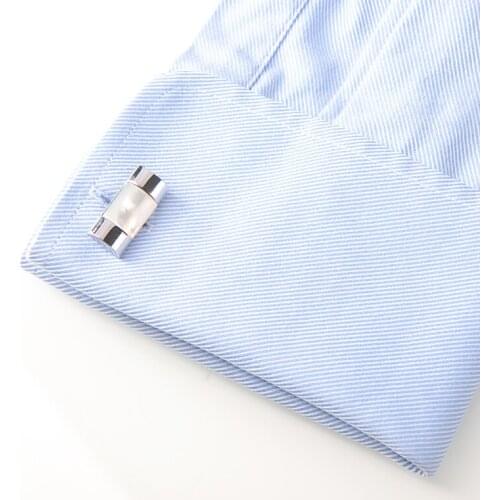 Luxury Opal Cufflinks High Quality Mother of Pearl Cuff Jewelry For Men Shirt Business Wedding Christmas Gift