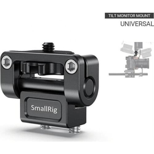 SmallRig Adjustable DSLR Monitor Holder Mount Anti-Twist Mini Tilt Pan for Camera Monitor LCD Screen 1842