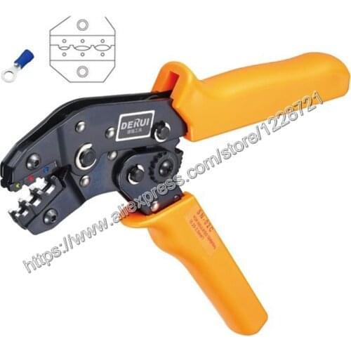 SN-02C strength-saving mini-type For Insulated Terminals crimping plier CRIMPING PLIER 0.5-2.5mm2 AWG 20-13