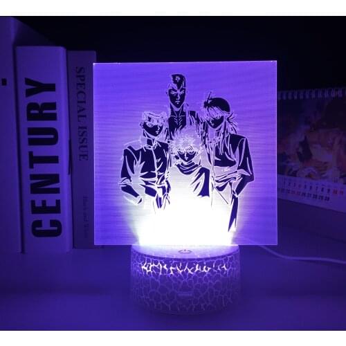 3D LED Lamp Anime Figure Home Bedroom Table Decoration Night Light for Couple Children Festival Birthday Gifts USB Charging
