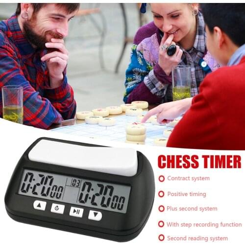Tops Chess Basic Digital Chess Clock Home Tool Game Timer Clocks Digital Watch Timer Room Decoration Accessories Dropshipping