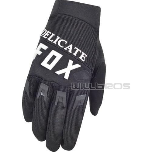 2021 Delicate Fox Mountain Bicycle Offroad Racing Glove Motorcycle Motorbike DIRTPAW Black Gloves