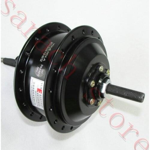 350W 36V brushless gear high-speed motor ,electric bicycle motor, rear wheel .hub motor