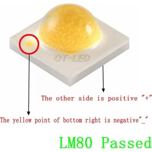 50pcs 3W Taiwan 3535 SMD High Power LEDdiode Chip light emitter Cool White Neutral White Warm White instead of CREE XPE XP-E led