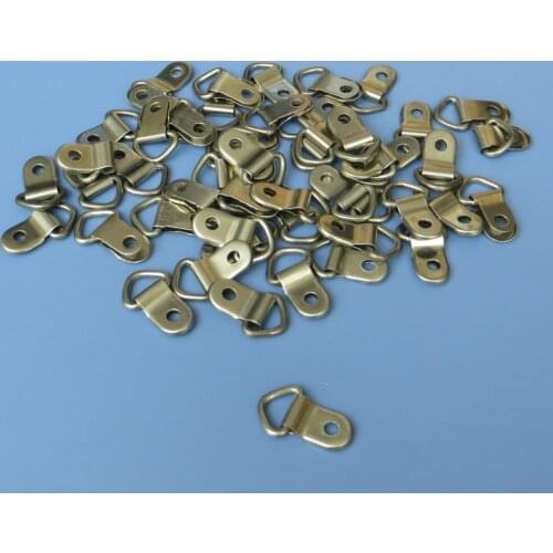 50 Pcs Stainless Steel D Ring Buckle Repair Hunting Hiking or Work Outdoor Boots Shoes Canvas Tent