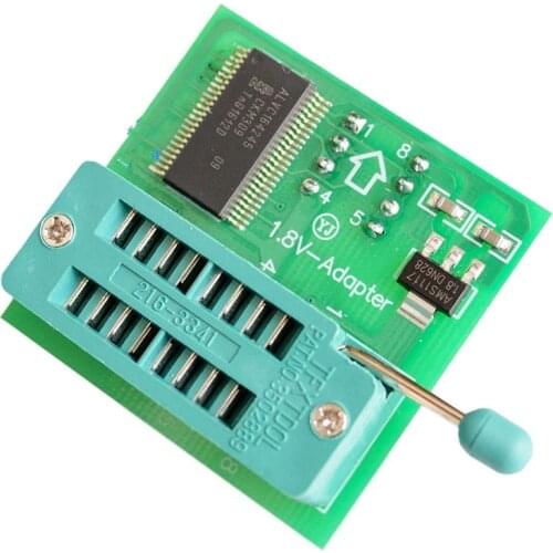 1.8V adapter for Iphone or motherboard 1.8V SPI Flash SOP8 DIP8 W25 MX25 use on programmers TL866CS TL866A EZP2010 EZP2013 CH341