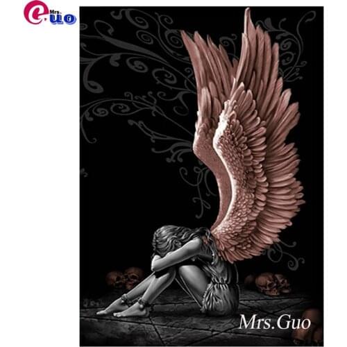 DIY 5D Diamond Painting Angels And Demons Home Decoration Full Square Round Craft Kits Embroidery Bead Rhinestone Pictures