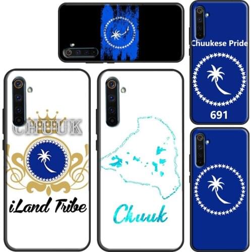 Chuuk Chuukese Pride 691 Flag For OnePlus 9 9Pro 7 8 8Pro 8T 9R Case For Realme 8 7 6 Pro Q3 C3 C11 C15 C21 GT Neo Cover
