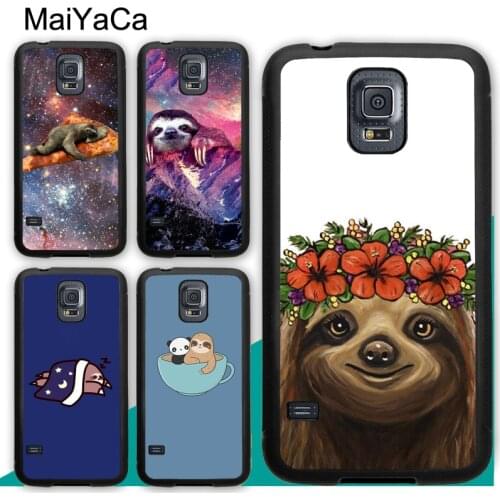 Kawaii Cute Sloth Face Case For Samsung A21S A20e A71 A51 A10 A40 A50 A70 Galaxy S20 Plus S10 S9 Note 20 Ultra