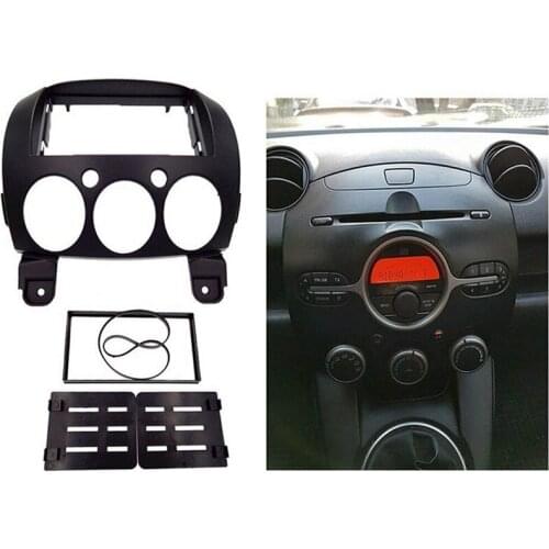DVD Frame Audio Fitting Adaptor Dash Trim Facia Panel Stereo Radio Dash Trim for Mazda 2 2010 Demio 2007