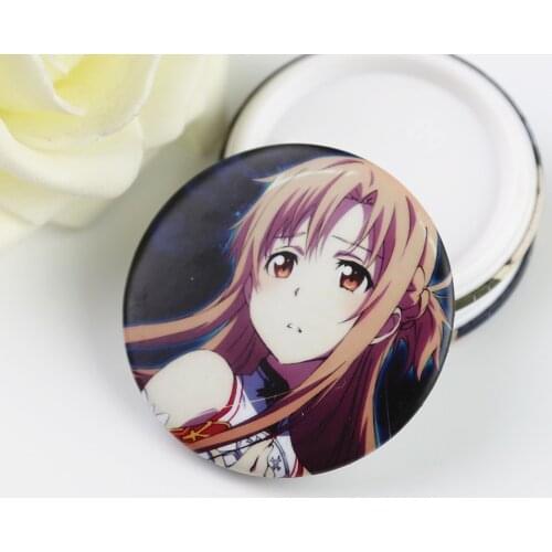 FFFPIN Japanese Anime Peripherals Badge Japan Sword Art Online Brooch Kirito Yuuki Asuna Yui Cosplay Coin Clothes Decor Comiket